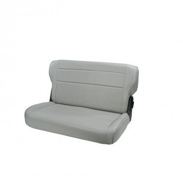 Fold & Tumble Rear Seat, Gray, 1976-1995 CJ and Wrangler - The JeepsterMan