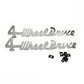 Four Wheel Drive Emblem Kit, 1949-1964, Willys Pick Up Truck, Station Wagon and Sedan Delivery - The JeepsterMan
