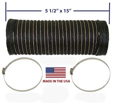 Fresh Air Intake Box Hose Kit, 1967-1986, Jeepster Commando, Jeep Commando and CJ - The JeepsterMan