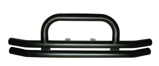 Front Double Tube Bumper, Black, 1976-1986, CJ-5, CJ-7, CJ-8 - The JeepsterMan