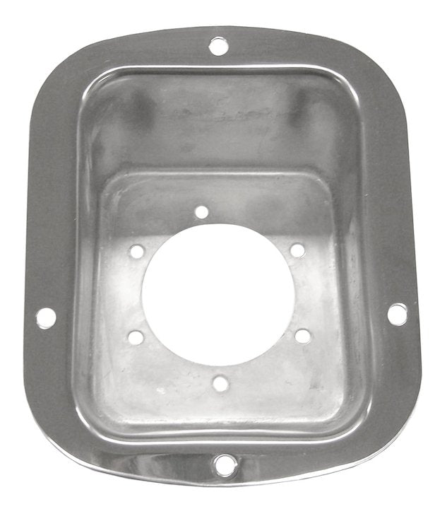 Fuel Filler Bezel (Stainless), 1978-1986, Jeep CJ-5, CJ-7, & CJ-8 - The JeepsterMan