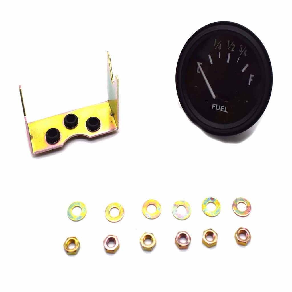 6-Volt Fuel Gauge For Willys MB & Ford GPW - USA Made Reproduction - Also Fits CJ2A Jeeps