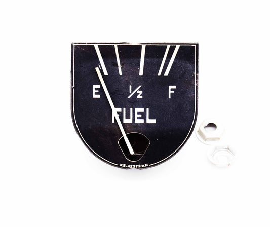 Fuel Gauge, Black Face, Used, 1948-1949, Jeepster - The JeepsterMan