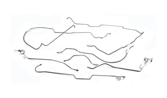 Full Brake Line Kit, 1976-1980 Jeep CJ7 w/ Manual Disc Brakes - The JeepsterMan