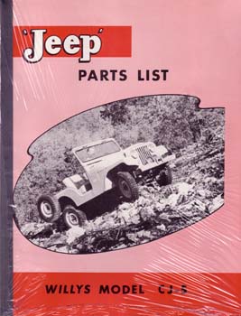 Jeep CJ-5 Parts List - The JeepsterMan