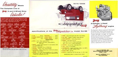 Jeep Dispatcher DJ3A Brochure - The JeepsterMan