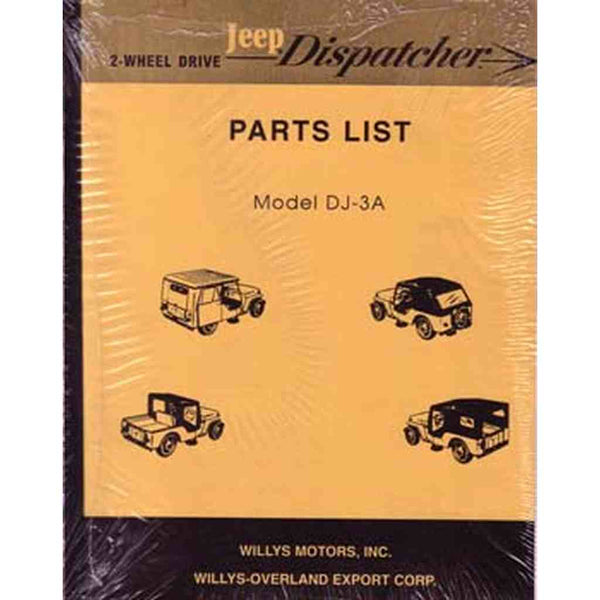 Jeep DJ-3A Parts List – The JeepsterMan