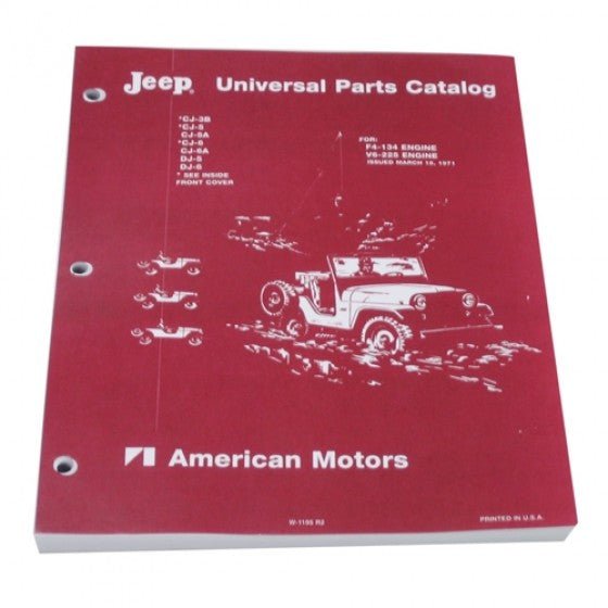 Jeep Universal Parts Catalog - 4 and V6 - The JeepsterMan