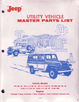 Jeep Utility Vehicle Master Parts List - The JeepsterMan