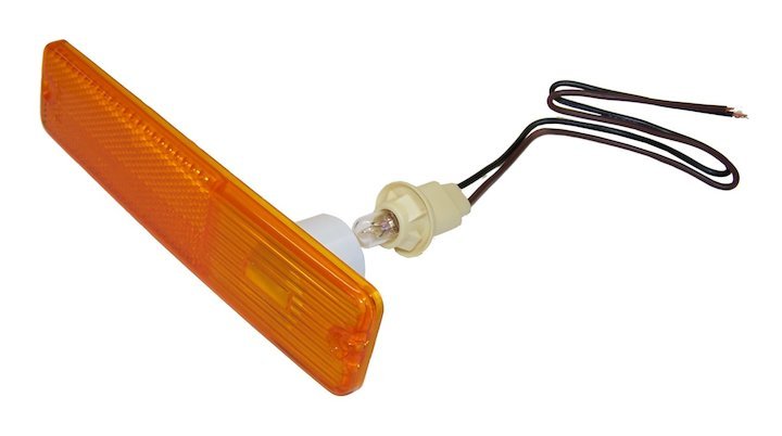 Lens Kit, Side Marker Light, Amber, 1971-1986, All Jeep Vehicles - The JeepsterMan