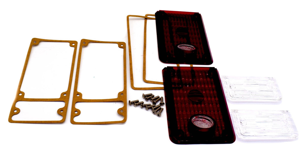 Lens, Tail Light Kit, 19671973, Jeepster Commando and Commando The