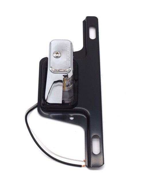 License Plate Mounting Bracket with Light, 1941-1976, Willys and Jeep - The JeepsterMan