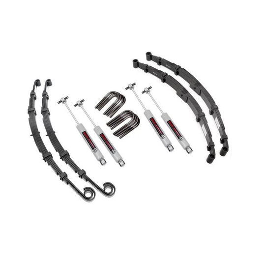 Lift Kit, 2.5" lift, Rough Country, 1976-1986, Jeep CJ-5 & CJ-7 - The JeepsterMan