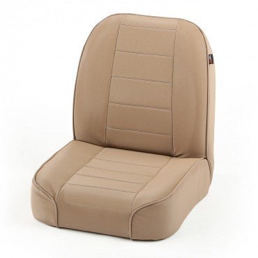 Low Back Front Seat, Tan, 1955-1986, Willys & Jeep CJ and Jeepster Commando - The JeepsterMan