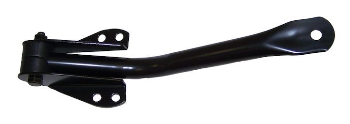 Mirror Support Arm (Black-Left), 1955-1986, Jeep CJ-5, CJ-6, CJ-7, & CJ-8 - The JeepsterMan