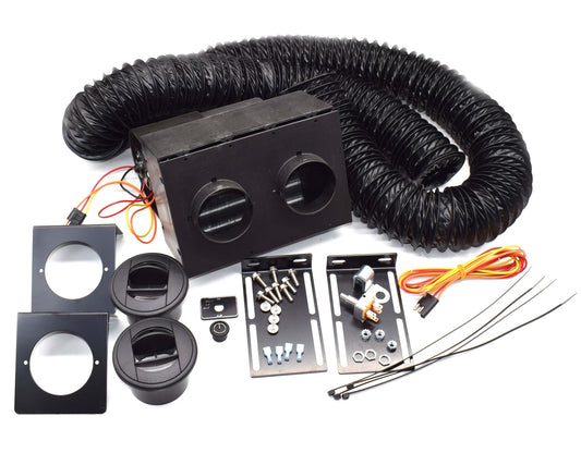 New Under Dash Hydronic Heater Kit, 1941-1976 Willys and Jeep - The JeepsterMan