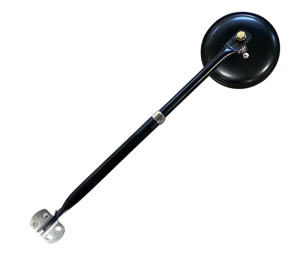 Outside Rear View Mirror, Black, 5' Round, 1941-1964 Willys