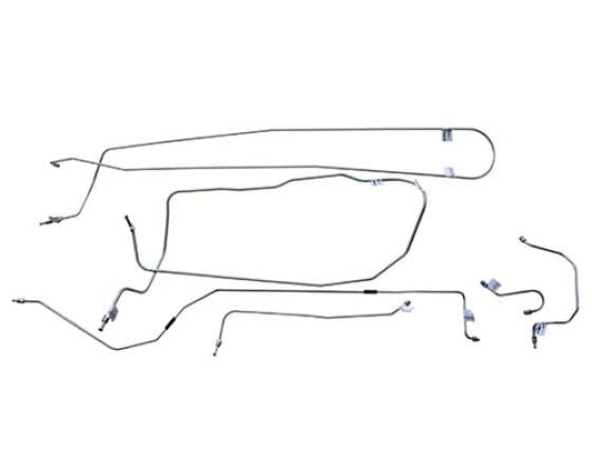 Prebent Brake Line Kit, 1950-1953 Willys Station Wagon w/ 134 Engine, 4WD, and Dana 44 - The JeepsterMan