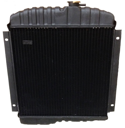 Radiator, 1966-1971 Willys Jeep, CJ-5 and CJ-6 w/225 V6, Copper/Brass, 17' - The JeepsterMan