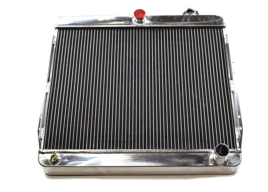 Radiator, Aluminum, 1966-1971 Willys & Jeep, Jeepster Commando, CJ5, CJ6 w/225 V6 Dauntless - The JeepsterMan