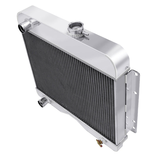 Radiator, Aluminum, 3 Row, 1949-1964, Willys & Jeep CJ-3A, CJ-3B, and DJ-3A - The JeepsterMan