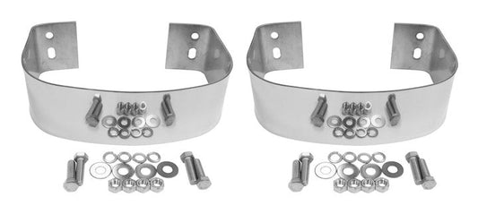 Rear Bumperette Kit (Stainless), 1976-1986, Jeep CJ-5, CJ-7, & CJ-8 - The JeepsterMan