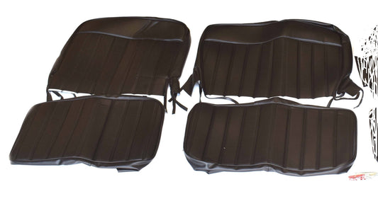 Seat Covers with 3" Pleats and Caps, 1948-1951, Jeepster - The JeepsterMan