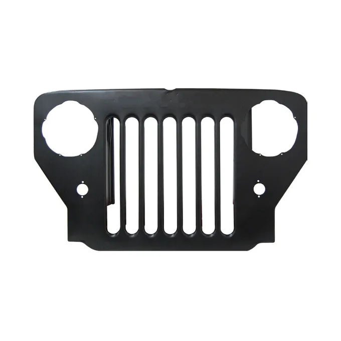 Steel Radiator Grille w/ Willys Logo, 1953-1964, CJ3B, Willys Jeep - The JeepsterMan