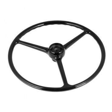 Steering Wheel, Large Hole 2 3/8' Horn Button, 1963-1975 Willys & Jeep, CJ3B, CJ5, CJ6, and FC - The JeepsterMan