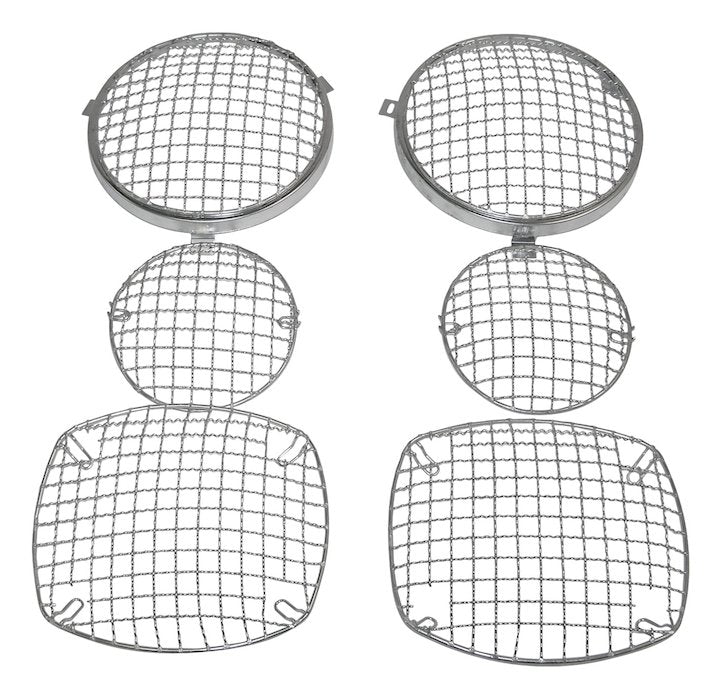 Stone Guard Set (Stainless), 19761986, Jeep CJ5, CJ7, & CJ8 The