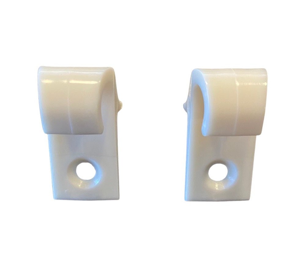 Sun Visor Clips, Ivory, 1967-1973, Jeepster Commando and Commando - The JeepsterMan