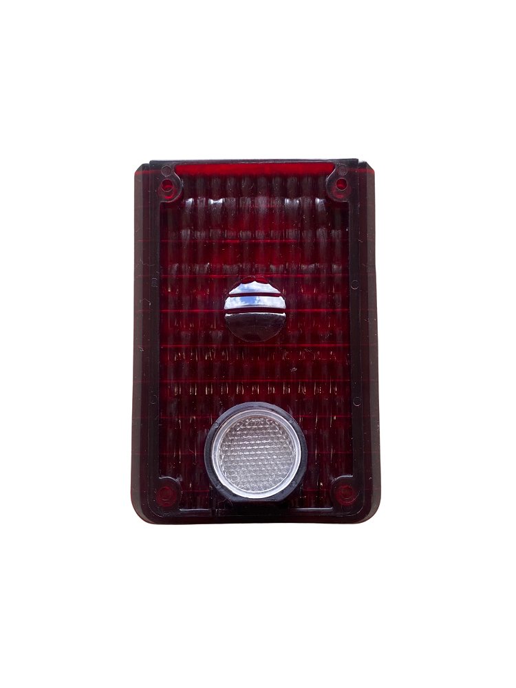 Tail Light Lens, Red, 1967-1973 Jeepster Commando and Commando - The JeepsterMan