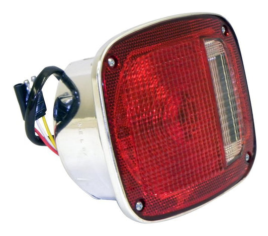 Tail Light, Right Chrome, 1976-1980, Jeep CJ5 and CJ7 - The JeepsterMan