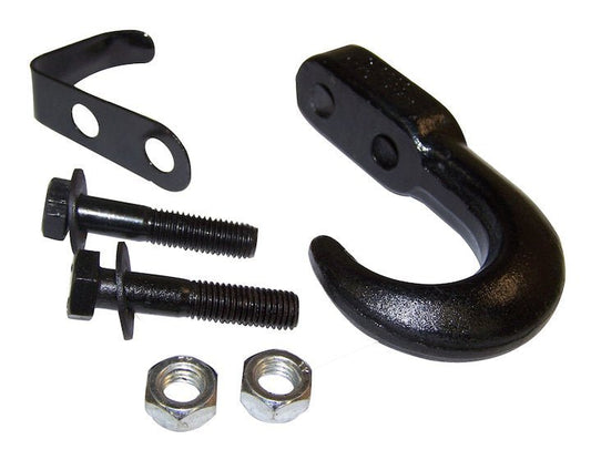 Tow Hook Kit, (Black), 1955-1986, Willys Jeep CJ-5, CJ-6, CJ-7, CJ-8 - The JeepsterMan