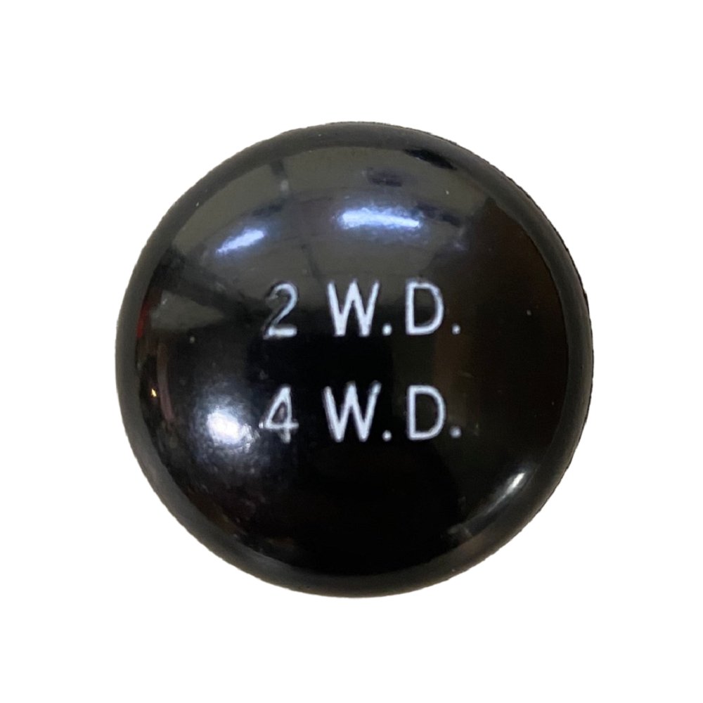 Transfer Case Shift Knobs, Engraved, Dana 18, 1941-1971, Willys