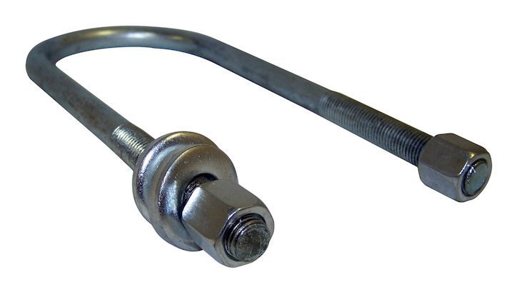 U Bolt, Rear, 7/16" Thread, 1945-1971, Willys Jeep CJ2A, CJ3A, CJ3B, Station Wagon, Jeepster Commando - The JeepsterMan