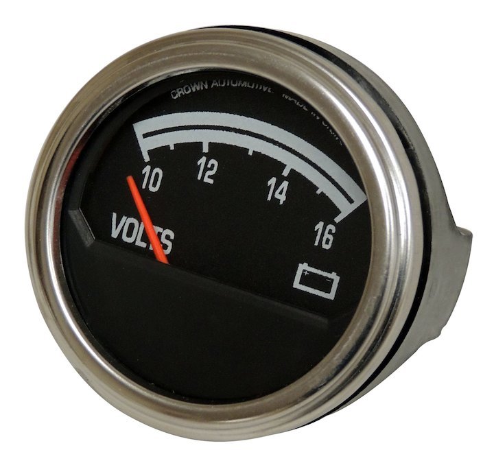 Voltmeter, 1976-1986, Jeep CJ-5, CJ-7, and CJ-8 - The JeepsterMan