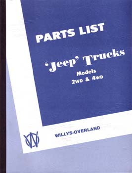Willys Jeep Truck 1946-1949 Parts List - The JeepsterMan