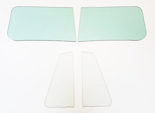 Windshield and Wing Window Glass Kit, 1948-1951, Willys Jeepster - The JeepsterMan